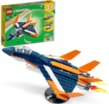3In1 Supersonic Jet, Helicopter & Boat Toy Toys Lego Toys Lego creator Multi/patterned LEGO