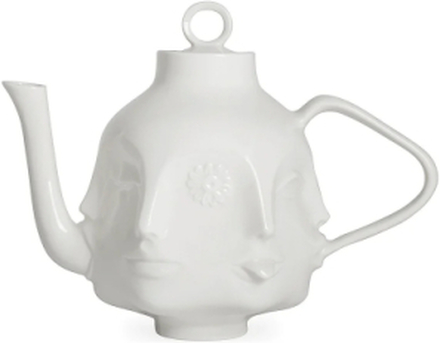 Dora Maar Teapot Home Tableware Jugs & Carafes Teapots White Jonathan Adler