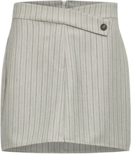 Kathrinekb Skirt Kort Nederdel Grey Karen By Simonsen