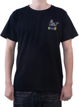GRIND Inc This Way Tee Herren Sommer-Shirt mit Slogan-Print auf Brust Baumwoll-T-Shirt GITR004 Schwarz
