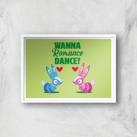 Viva Pinata Wanna Romance Dance Rabbit Art Print Giclee Art Print - A2 - White Frame