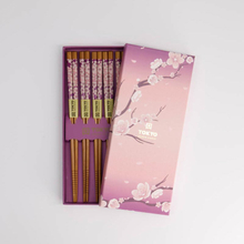 Ätpinnar i Trä, Purple Sakura - Tokyo Design Studio