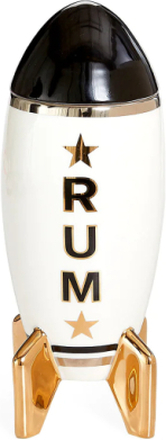 Rocket Decanter Rum Home Tableware Jugs & Carafes Whisky Carafes White Jonathan Adler