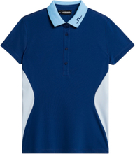 "Jennie Polo Tops T-shirts & Tops Polos Blue J. Lindeberg"