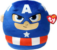 Captain America - Squish 25Cm Toys Soft Toys Stuffed Toys Multi/patterned TY