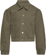 Jacket Denim Outerwear Jackets & Coats Denim & Corduroy Khaki Green Creamie