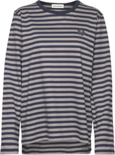 Tasaraita Men´s Longsleeve Tops T-shirts & Tops Long-sleeved Navy Marimekko