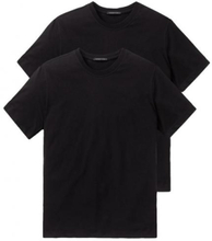 Schiesser 2-pack American T-Shirt Zwart