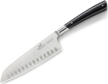 Santoku Knife Edonist 18Cm Home Kitchen Knives & Accessories Santoku Knives Svart Lion Sabatier*Betinget Tilbud