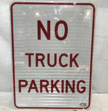 No Truck Parking Verkeersbord - Origineel