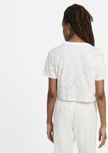 Nike Swoosh Fly Women's Cropped Basketball T-Shirt - White