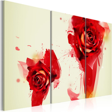 Billede - A new look on a rose - 120 x 80 cm