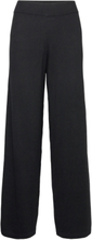 Kim Wide Bottoms Trousers Wide Leg Black Movesgood