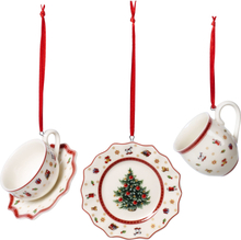 Villeroy & Boch Toy's Delight juledekorasjon servise 3 deler, hvit