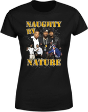 Naughty By Nature Damen T-Shirt - Schwarz - M