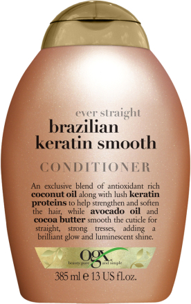 OGX Brazilian Keratin Smooth Conditioner - 385 ml
