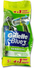 Gillette Blue 3 Wegwerpmesjes Man Sensitive 5st
