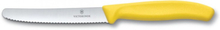 Coltello da tavola ondulato giallo - Victorinox Swissclassic
