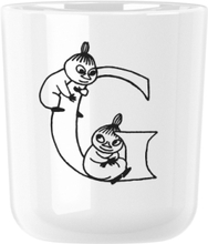 Moomin Abc Krus - G 0.2 L. Home Tableware Cups & Mugs Espresso Cups Hvit RIG-TIG*Betinget Tilbud