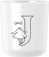 Moomin Abc Krus - J 0.2 L. Home Tableware Cups & Mugs Espresso Cups Hvit RIG-TIG*Betinget Tilbud