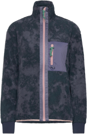 Ane Pile Jacket Sport Sweatshirts & Hoodies Fleeces & Midlayers Navy Kari Traa