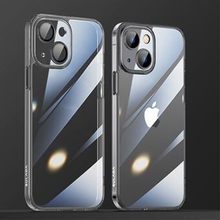 SULADA Crystal Steel Series til iPhone 13 TPU + hærdet glas Drop-sikker telefoncover Galvaniserings