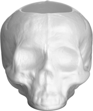 Kosta Boda - Still Life skull lyslykt 8,5 cm offwhite