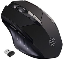 INPHIC PM6 Bluetooth 2.4G USB trådløs mus Computer Bærbar PC Lydløs genopladelig opladning Hjemmespi
