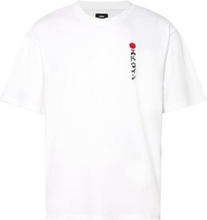 Kamifuji T-Shirt-White T-shirts Short-sleeved Hvit Edwin*Betinget Tilbud