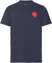 Japanese Sun T-Shirt-Navy Blazer T-shirts Short-sleeved Marineblå Edwin*Betinget Tilbud