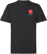 Japanese Sun T-Shirt-Navy Blazer T-shirts Short-sleeved Svart Edwin*Betinget Tilbud