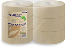 Confezione 6 rotoli di carta igienica riciclata Jumbo Eco Natural Lucart