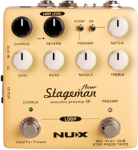 Nux NAP-5 Stageman Floor preamp / DI box for akustisk guitar