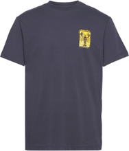 Beat Lobster Lemon T-shirts Short-sleeved Marineblå Libertine-Libertine*Betinget Tilbud
