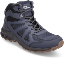 Woodland 2 Texapore Mid M Sport Sport Shoes Outdoor-hiking Shoes Navy Jack Wolfskin