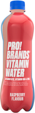 Pro!Brands Vitamin Water 12x 555 ml, Bringebær (Raspberry) Inkl.