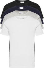 4Pk Basic Tee S/S T-shirts Short-sleeved Svart Lindbergh*Betinget Tilbud