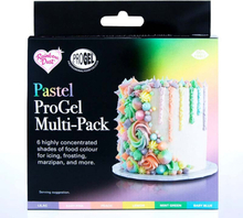 ProGel Geléfärger pastell 6-pack - Rainbow Dust