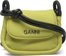 Knot Mini Flap Over Bags Crossbody Bags Green Ganni