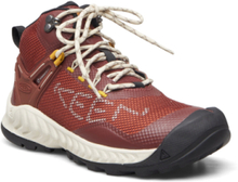 Ke Nxis Evo Mid Wp W-Andorra-Golden Yellow Sport Sport Shoes Outdoor-hiking Shoes Burgundy KEEN