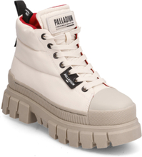 Revolt Boot Overcush Shoes Boots Ankle Boots Laced Boots Beige Palladium*Betinget Tilbud