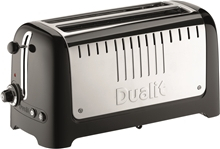 Dualit Toaster Little Long 4 skiver Sort blank