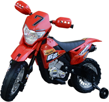 Moto cross elettrica per bambini rosso