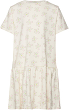 Sgdoris Spring Flowers Ss Dress Dresses & Skirts Dresses Casual Dresses Short-sleeved Casual Dresses Cream Soft Gallery