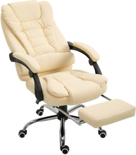 Poltrona sedia da ufficio direzionale in pelle con schienale ergonomico