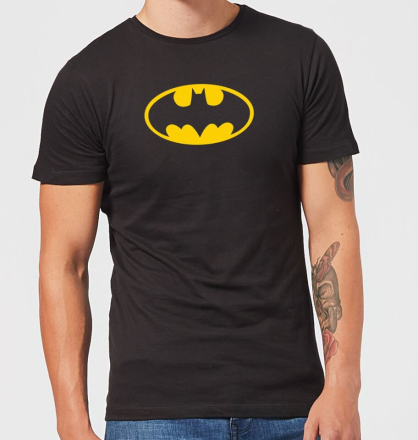 Justice League Batman Logo Men's T-Shirt - Black - XL