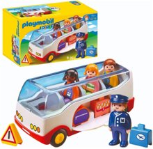 Playmobil 1.2.3 Autobus - 6773 Toys Playmobil Toys Playmobil 1.2.3 Multi/patterned PLAYMOBIL