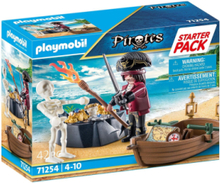 Playmobil Starter Pack Med Pirat Og Robåd - 71254 Toys Playmobil Toys Playmobil Pirates Multi/patterned PLAYMOBIL