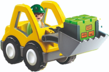 Playmobil 1.2.3 Gravemaskin Med Arbeider - 6775 Toys Playmobil Toys Playmobil 1.2.3 Multi/mønstret PLAYMOBIL*Betinget Tilbud