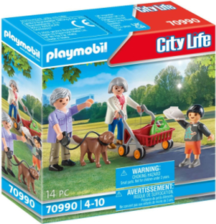 Playmobil City Life Grandparents With Child - 70990 Toys Playmobil Toys Playmobil City Life Multi/mønstret PLAYMOBIL*Betinget Tilbud